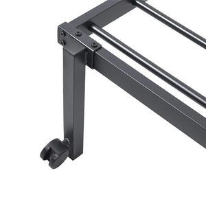Klappbares Bettgestell Schwarz 75x190 cm