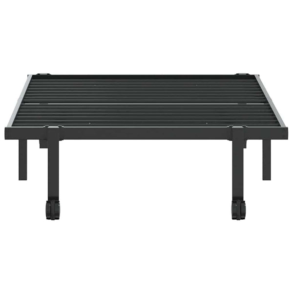 Klappbares Bettgestell Schwarz 90x190 cm