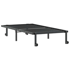 Klappbares Bettgestell Schwarz 90x190 cm