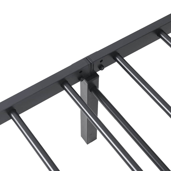 Klappbares Bettgestell Schwarz 90x190 cm