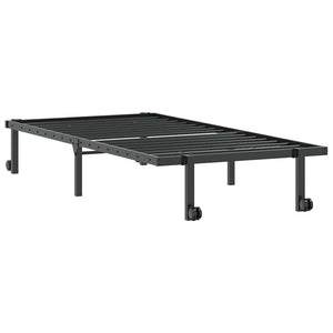 Klappbares Bettgestell Schwarz 90x200 cm
