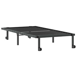 Klappbares Bettgestell Schwarz 90x200 cm