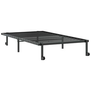 Klappbares Bettgestell Schwarz 100x200 cm