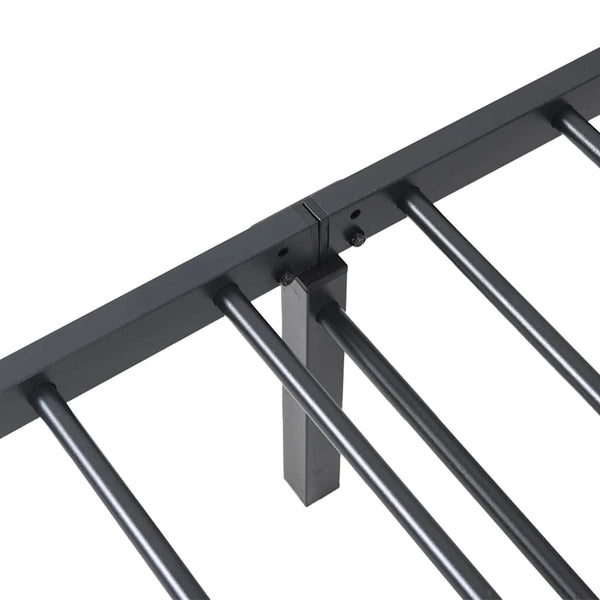 Klappbares Bettgestell Schwarz 100x200 cm