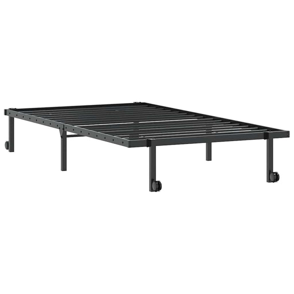 Klappbares Bettgestell Schwarz 107x203 cm