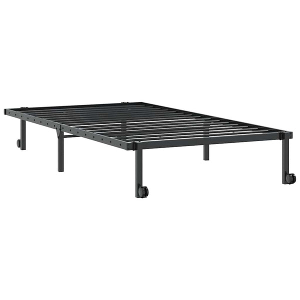 Klappbares Bettgestell Schwarz 107x203 cm