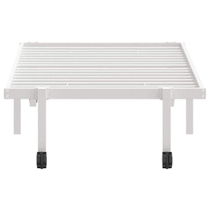 Klappbares Bettgestell Weiß 75x190 cm