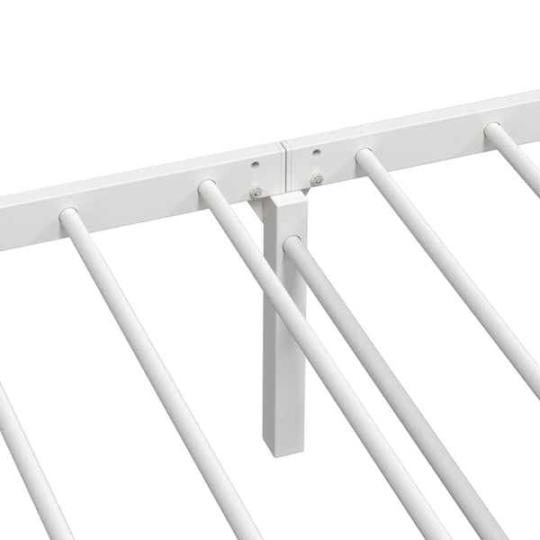 Klappbares Bettgestell Weiß 75x190 cm