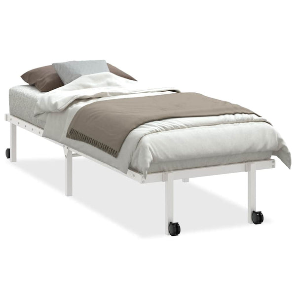 Klappbares Bettgestell Weiß 80x200 cm