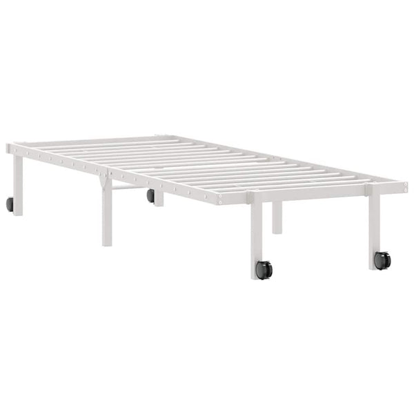 Klappbares Bettgestell Weiß 80x200 cm