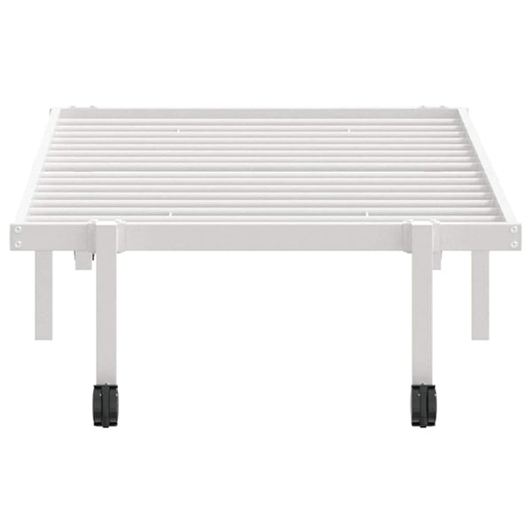 Klappbares Bettgestell Weiß 80x200 cm