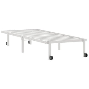 Klappbares Bettgestell Weiß 80x200 cm