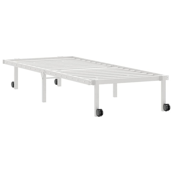 Klappbares Bettgestell Weiß 80x200 cm