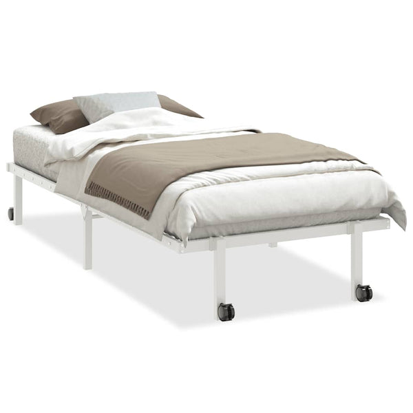 Klappbares Bettgestell Weiß 90x190 cm
