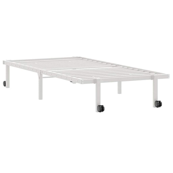 Klappbares Bettgestell Weiß 90x190 cm