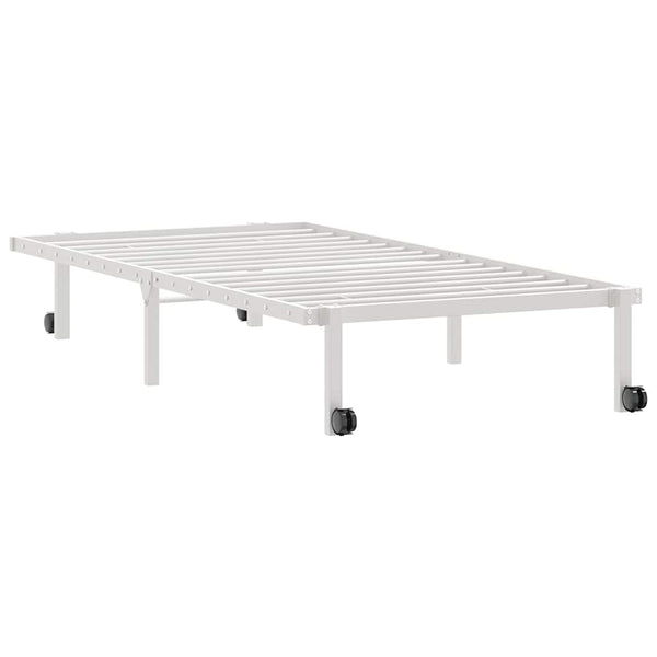 Klappbares Bettgestell Weiß 90x190 cm