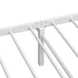Klappbares Bettgestell Weiß 90x190 cm