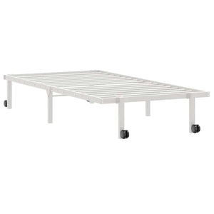 Klappbares Bettgestell Weiß 90x200 cm