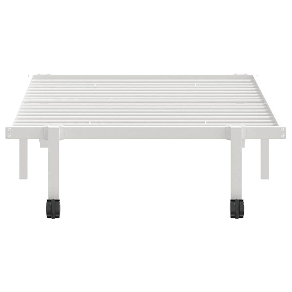 Klappbares Bettgestell Weiß 90x200 cm