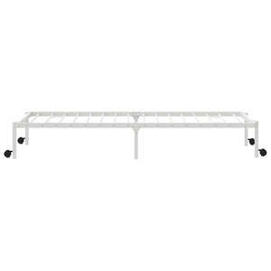 Klappbares Bettgestell Weiß 90x200 cm