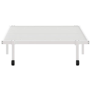 Klappbares Bettgestell Weiß 100x190 cm