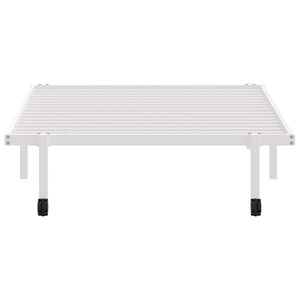 Klappbares Bettgestell 100x200 cm Weiß