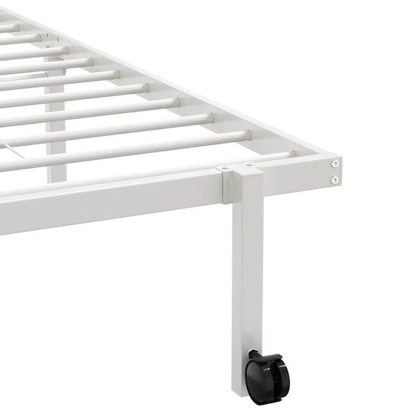 Klappbares Bettgestell 100x200 cm Weiß