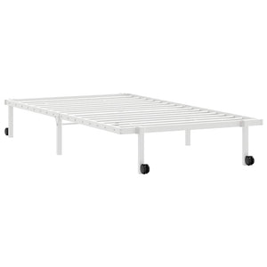 Klappbares Bettgestell Weiß 107x203 cm