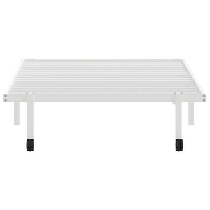 Klappbares Bettgestell Weiß 107x203 cm