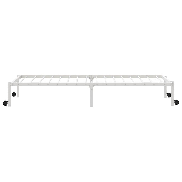 Klappbares Bettgestell Weiß 107x203 cm