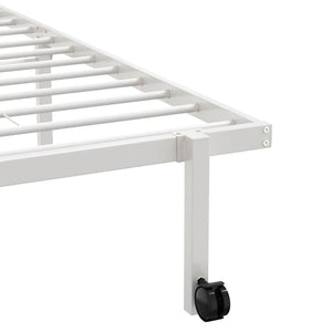 Klappbares Bettgestell Weiß 107x203 cm