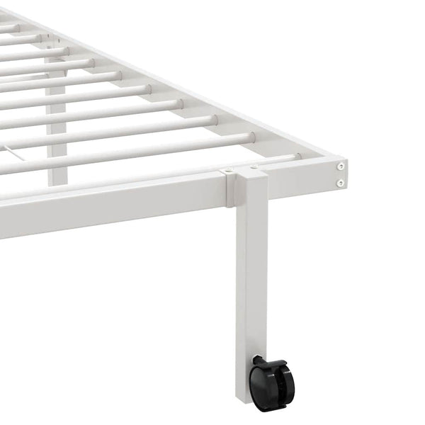 Klappbares Bettgestell Weiß 107x203 cm