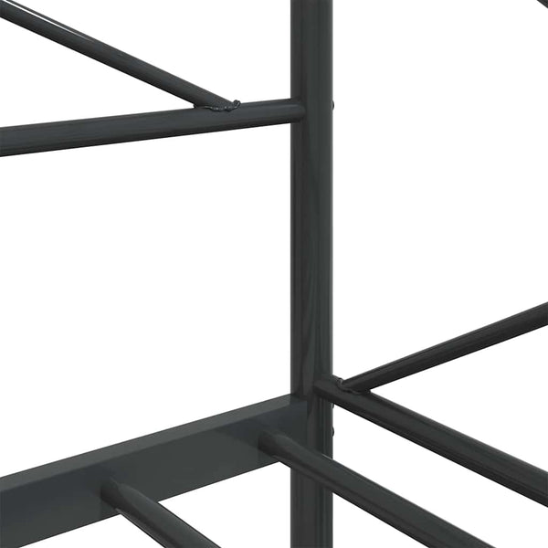 Tagesbett 75x190 cm Schwarz Stahl