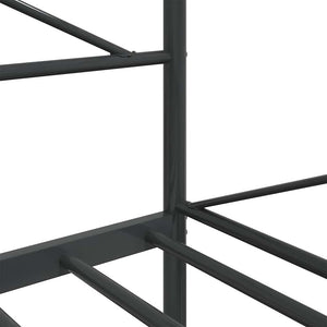 Schwarzes Tagesbett 100x190 cm