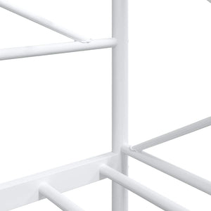 Tagesbett Weiß 80x200 cm Stahl