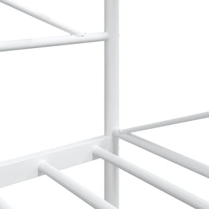 Tagesbett Weiß 100x190 cm Stahl