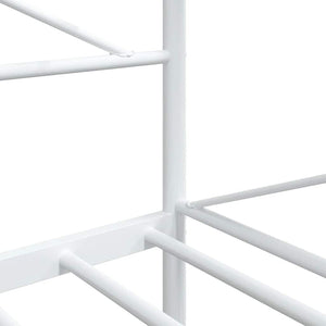 Tagesbett Weiß 100x200 cm Stahl