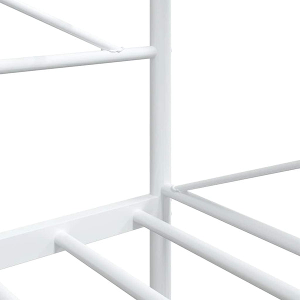 Tagesbett Weiß 100x200 cm Stahl