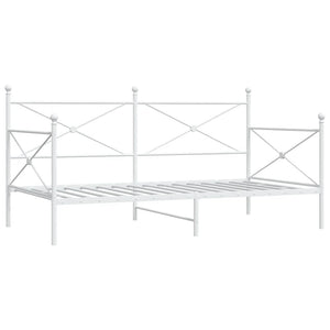 Weißes Tagesbett 107x203 cm ohne Matratze