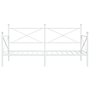Weißes Tagesbett 107x203 cm ohne Matratze
