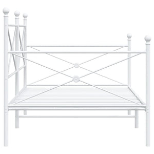 Weißes Tagesbett 107x203 cm ohne Matratze