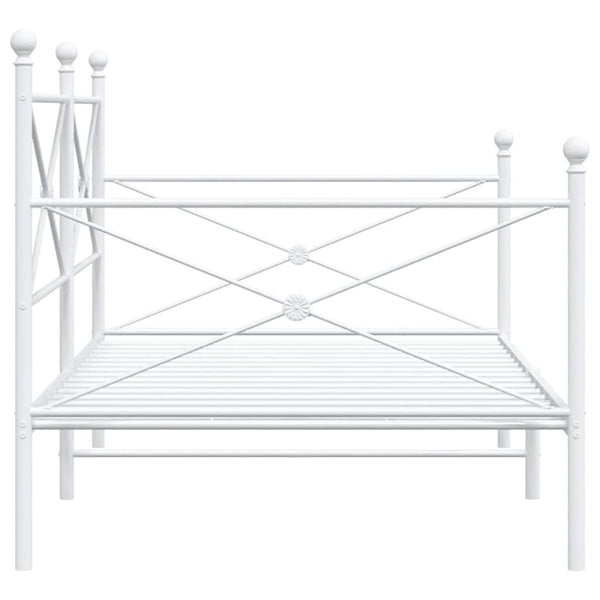 Weißes Tagesbett 107x203 cm ohne Matratze