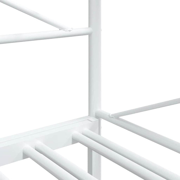Ausziehbares Tagesbett Weiß 107x203 cm
