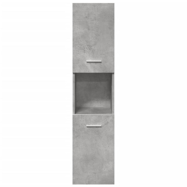 4-tlg. Badmöbel-Set Betongrau