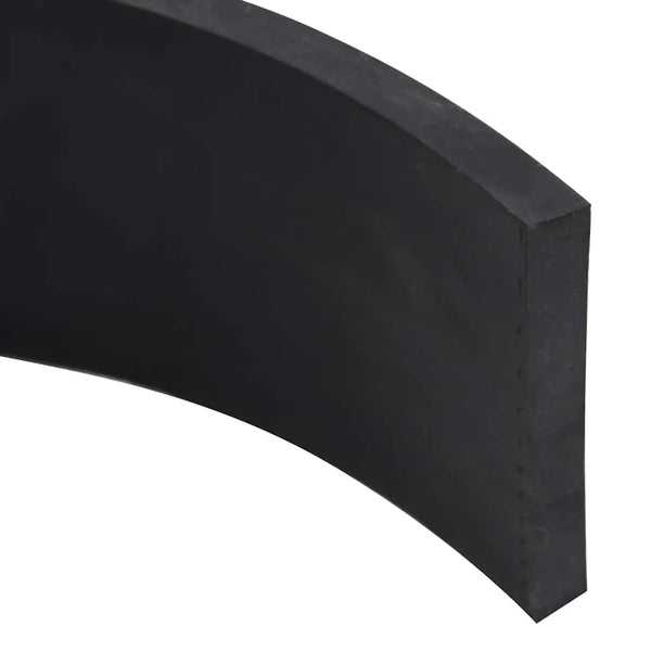 Schneepflug Gummileiste Schwarz 180x8x1 cm