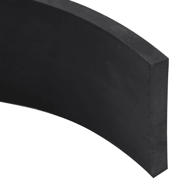 Schneepflug Gummileiste Schwarz 200x8x1 cm