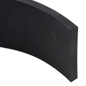 Schneepflug Gummileiste Schwarz 300x10x1 cm