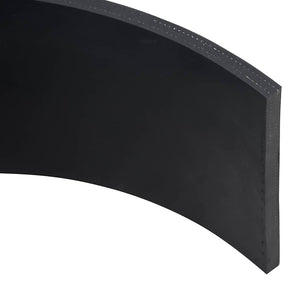 Schneepflug Gummileiste Schwarz 150x15x1 cm