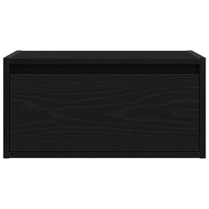 Wand-Nachttische mit LED-Leuchten, 2er-Set