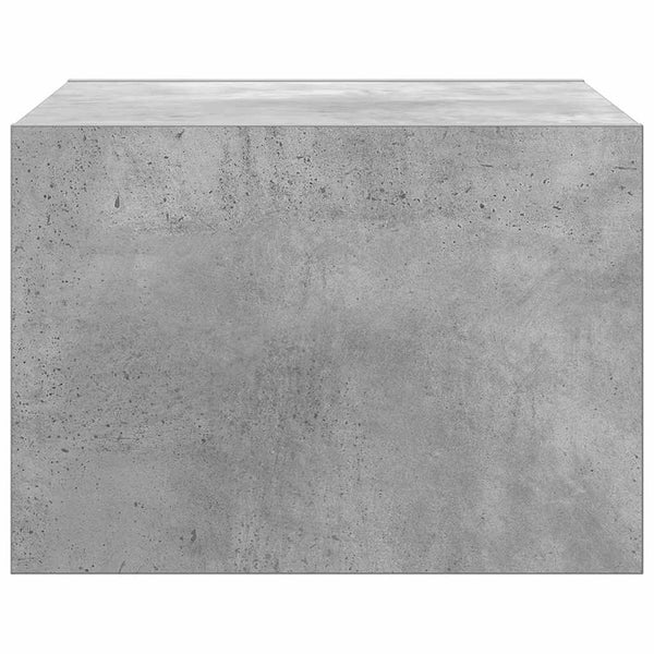 Wand-Nachttisch Betongrau mit LED